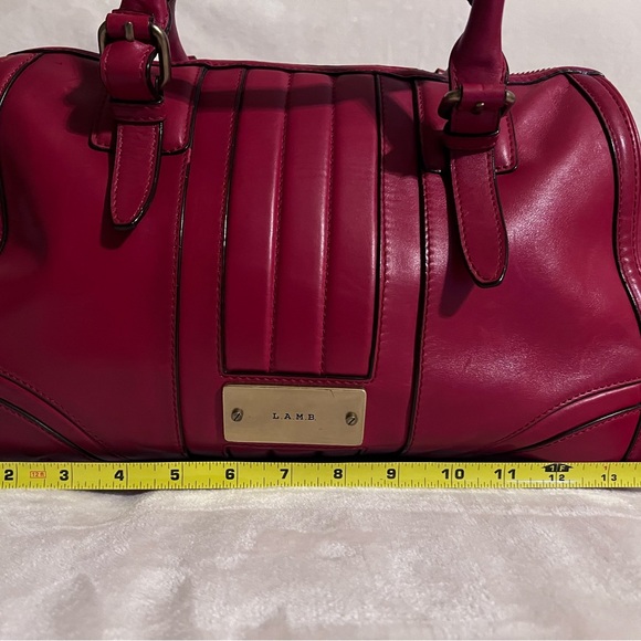 L.A.M.B by Gwen Stefani Classic Red Leather Purse - Picture 5 of 7